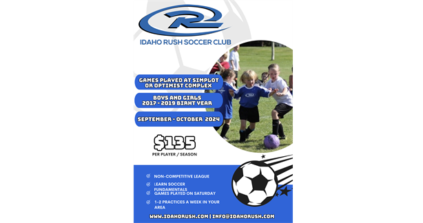 REC FALL SOCCER 2024 REGISTER NOW